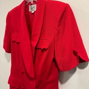Elegant Red Women's Dress